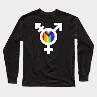 Trans Progress Pride (Light) Long Sleeve T-Shirt